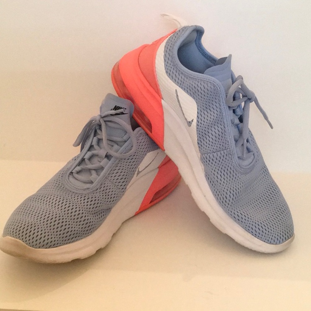 NIKE WOMENS AIR MAX REFRESH+ 4 BLUE/ORANGE SNEAKERS SIZE 11